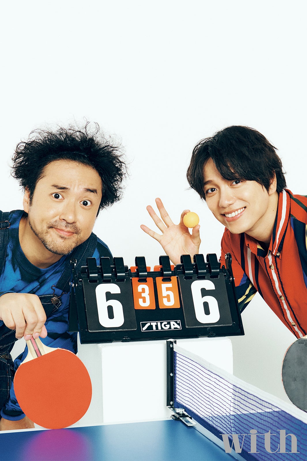 ムロツヨシ、山崎育三郎／「with」1月号（画像提供：講談社）