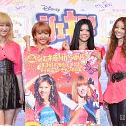 ディズニー・チャンネル「シェキラ！in ジャパン」の放送を記念したイベントに登場したDream（左から：Ami、Aya、Erie、Shizuka）