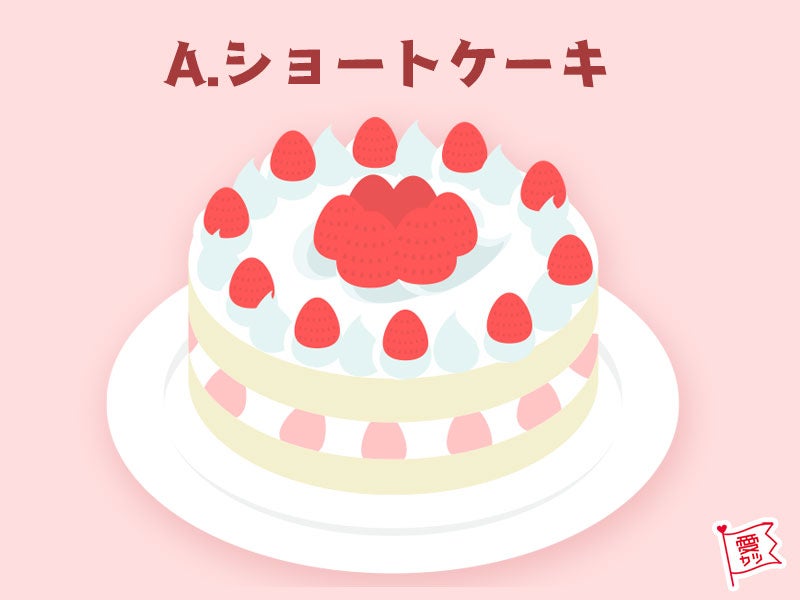 A：「ショートケーキ」を選んだあなた