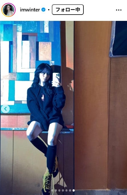 ウィンターInstagramより
