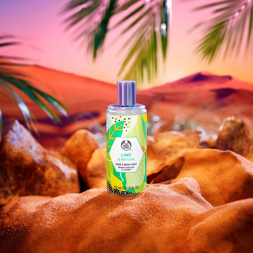 「ヘア＆ボディミスト ライム＆マッチャ」（提供写真）