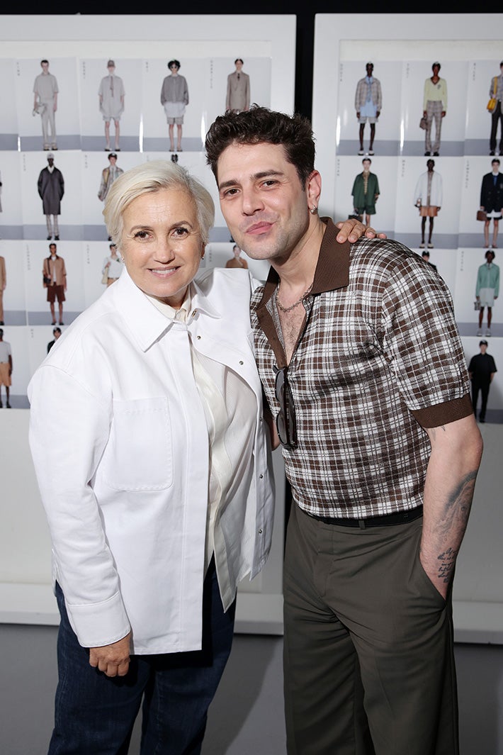 「フェンディ2025年春夏メンズコレクション」の様子（提供写真）