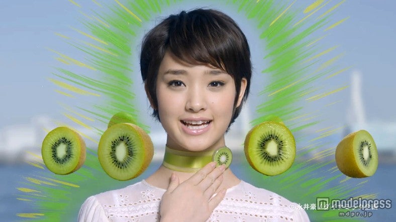剛力彩芽／新CM「ゼスプリキウイ・キウイーハニー＋キウイ G＆G 春」編