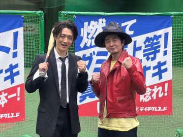 燕党・真田ナオキ 絶好調の推し球団に続け！「最後の最後でトップに立つ1年に」ティーバッティングでヒット飛ばす