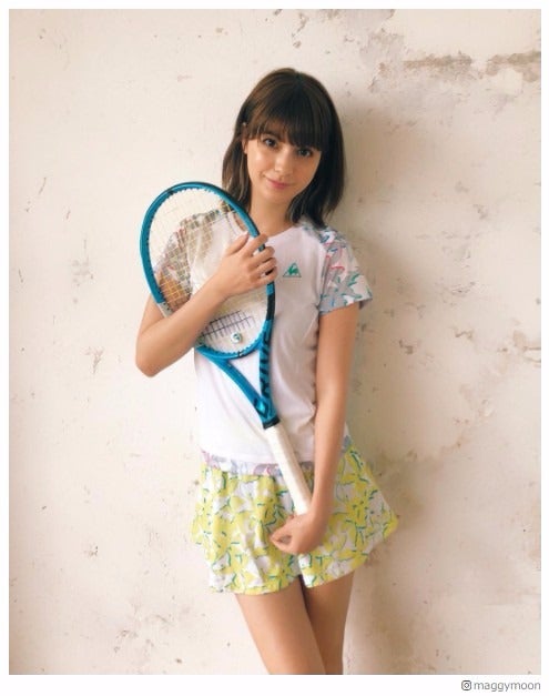 マギー、テニス部後輩キャラで「先輩っっ」 悶絶級可愛さにファン興奮