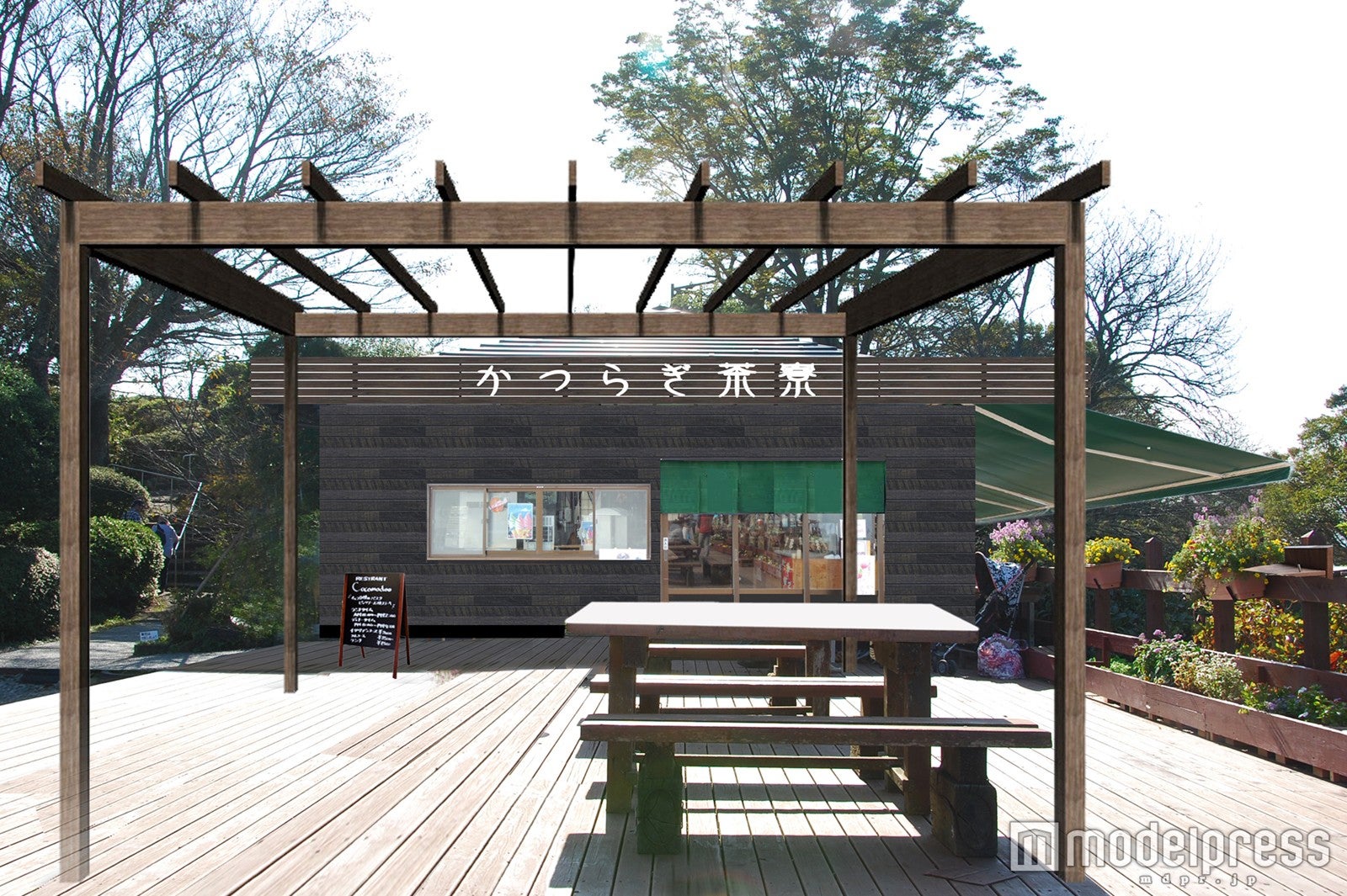 和モダンがテーマの「かつらぎ茶寮」／画像提供：伊豆の国パノラマパーク