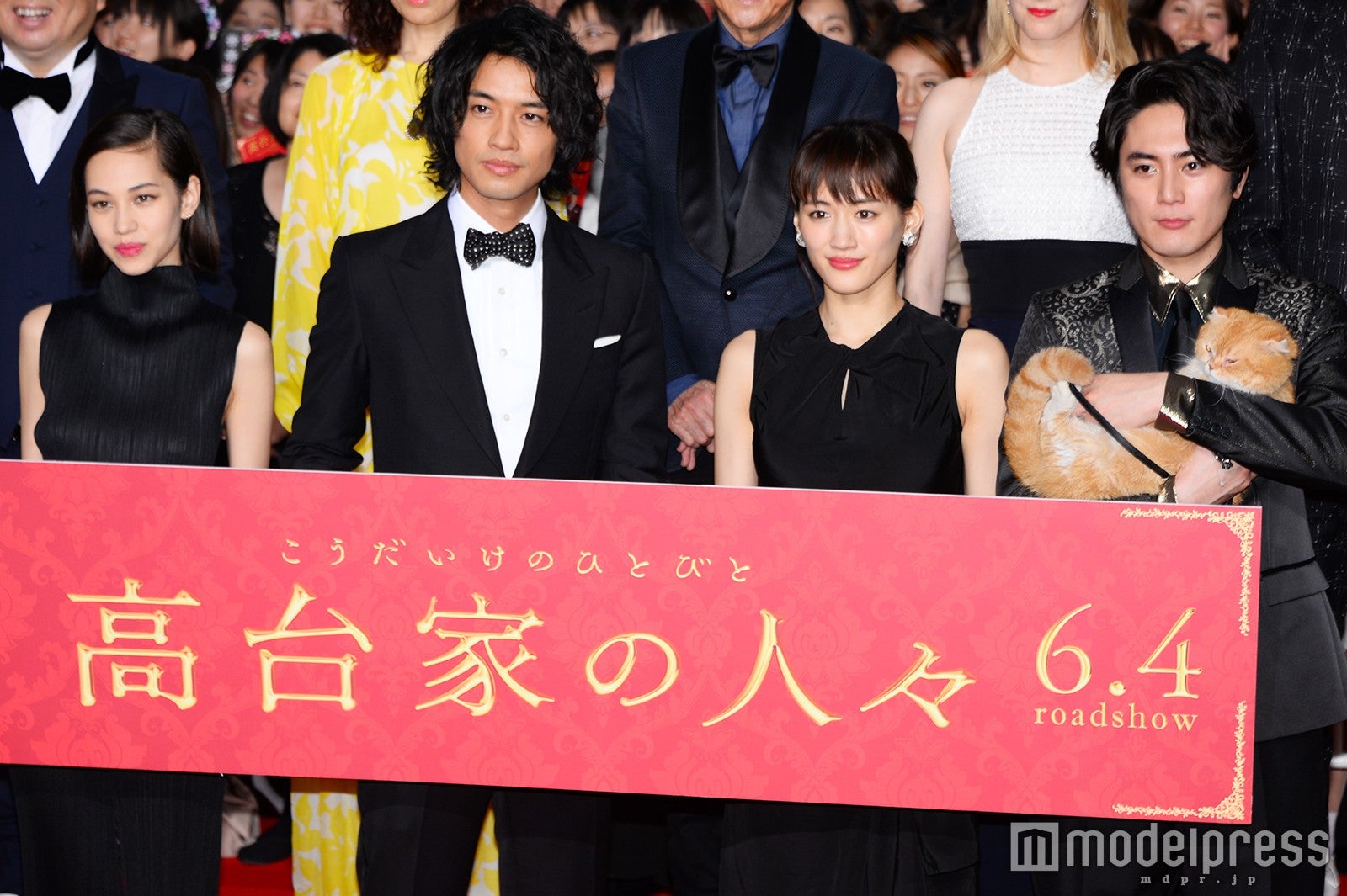 （左から）水原希子、斎藤工、綾瀬はるか、間宮祥太朗（C）モデルプレス