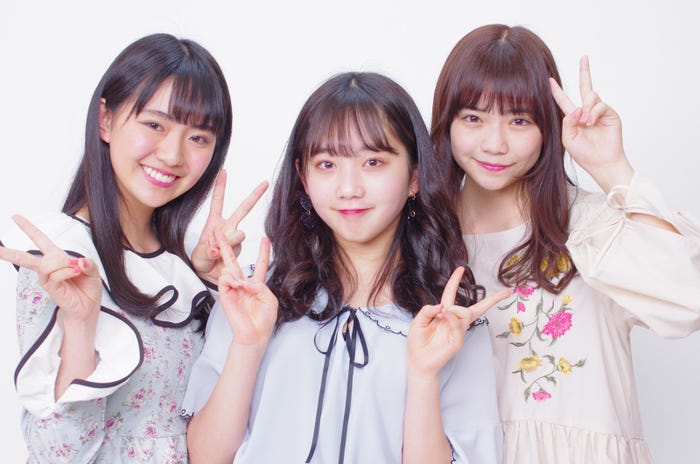 事務所が同じの「すイエんサーガールズ」/(左から)豊田留妃、田島櫻子、西尾美恋(写真提供:所属事務所)