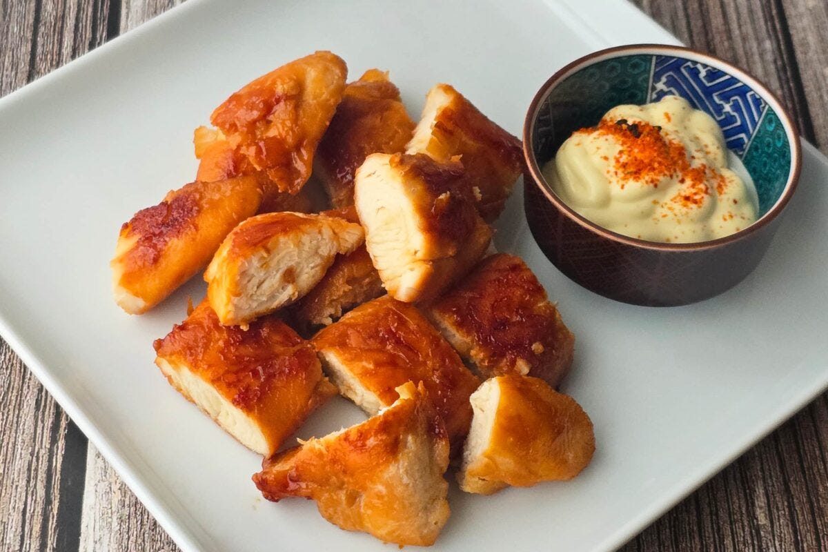 ささみの漬け焼き