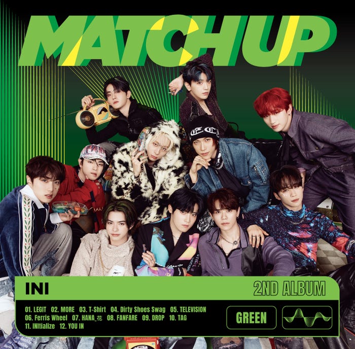 「MATCH UP」GREEN Ver.(C)LAPONE Entertainment