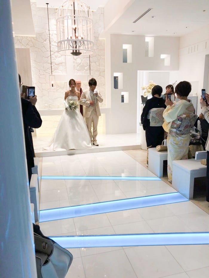 挙式の様子(画像提供:所属事務所)