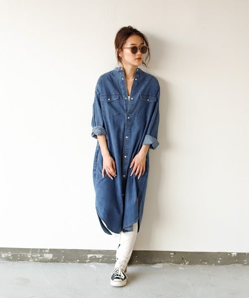 21年 ワンピース レギンス で作る春コーデ 旬な大人の着こなし方 モデルプレス