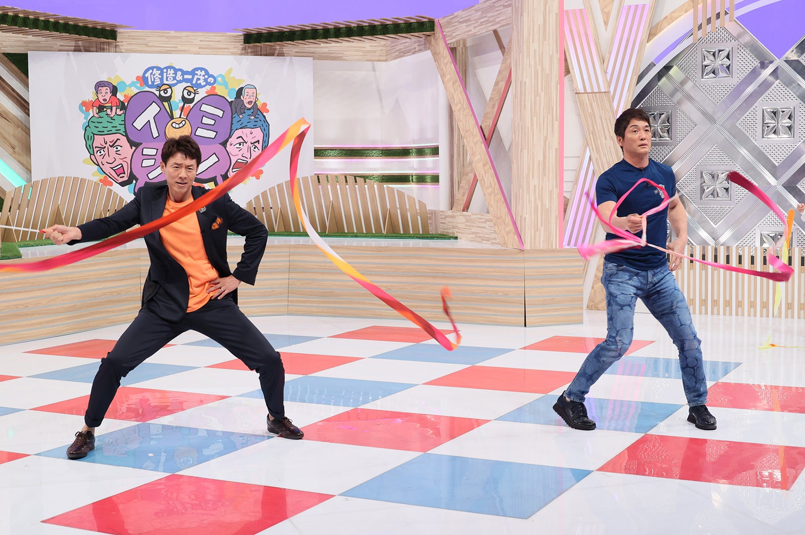 松岡修造、長嶋一茂（C）テレビ朝日