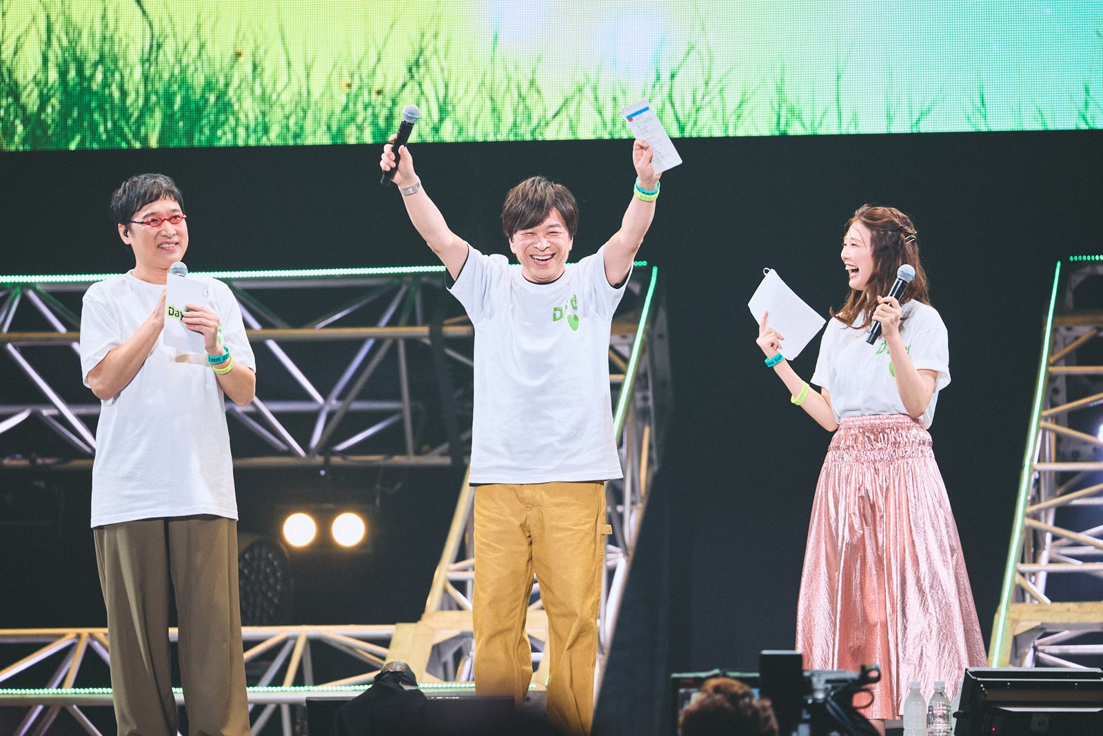 山里亮太、武田真一アナウンサー、黒田みゆアナウンサー（photo byハタサトシ／高田梓／関口佳代）