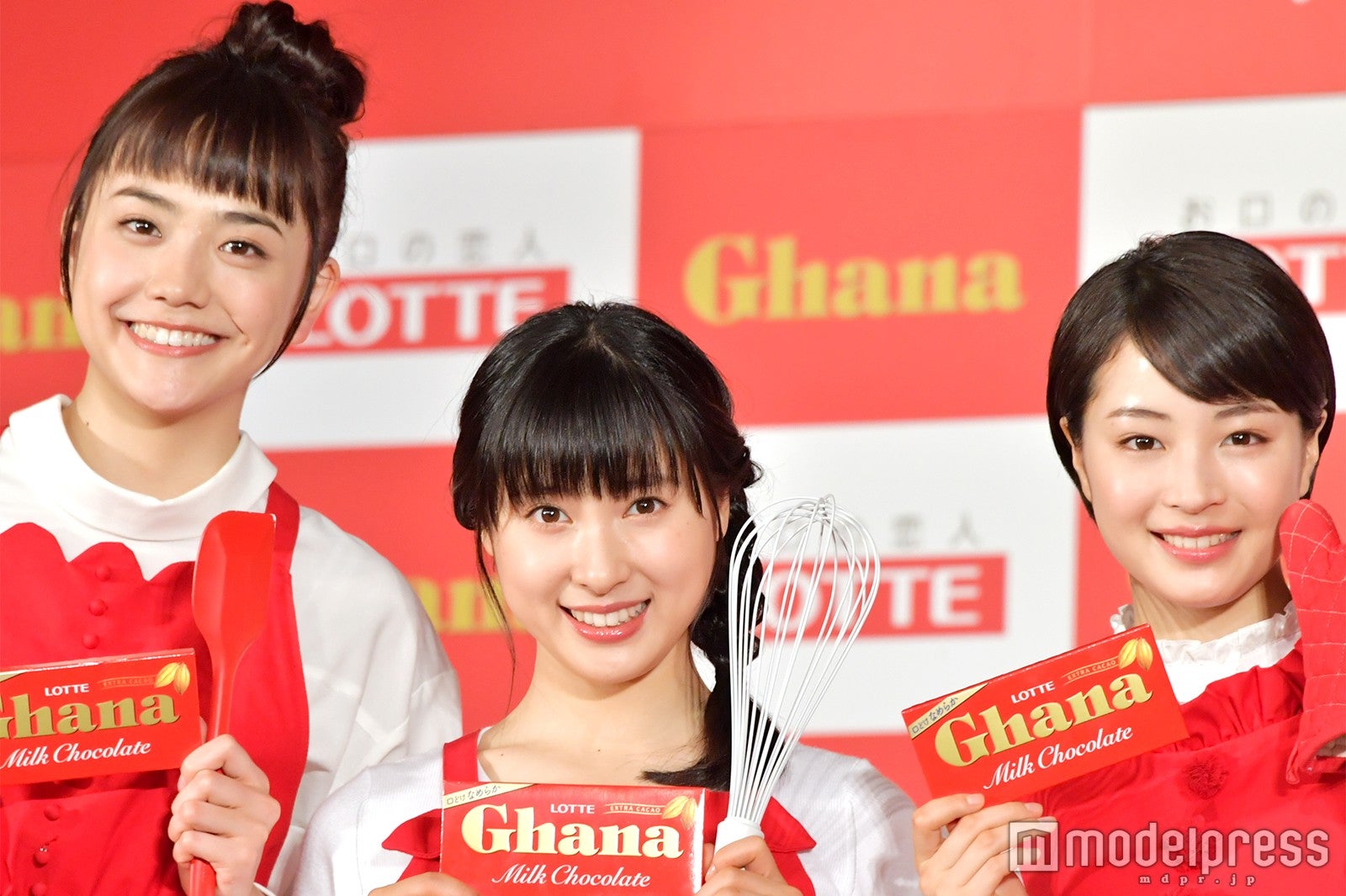 松井愛莉・土屋太鳳・広瀬すず （C）モデルプレス