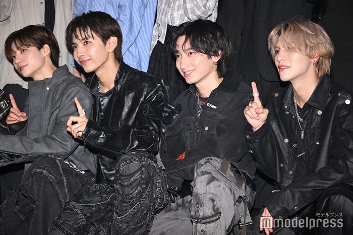 志賀李玖、竹野世梛、筒井俊旭、千田波空斗(C)モデルプレス