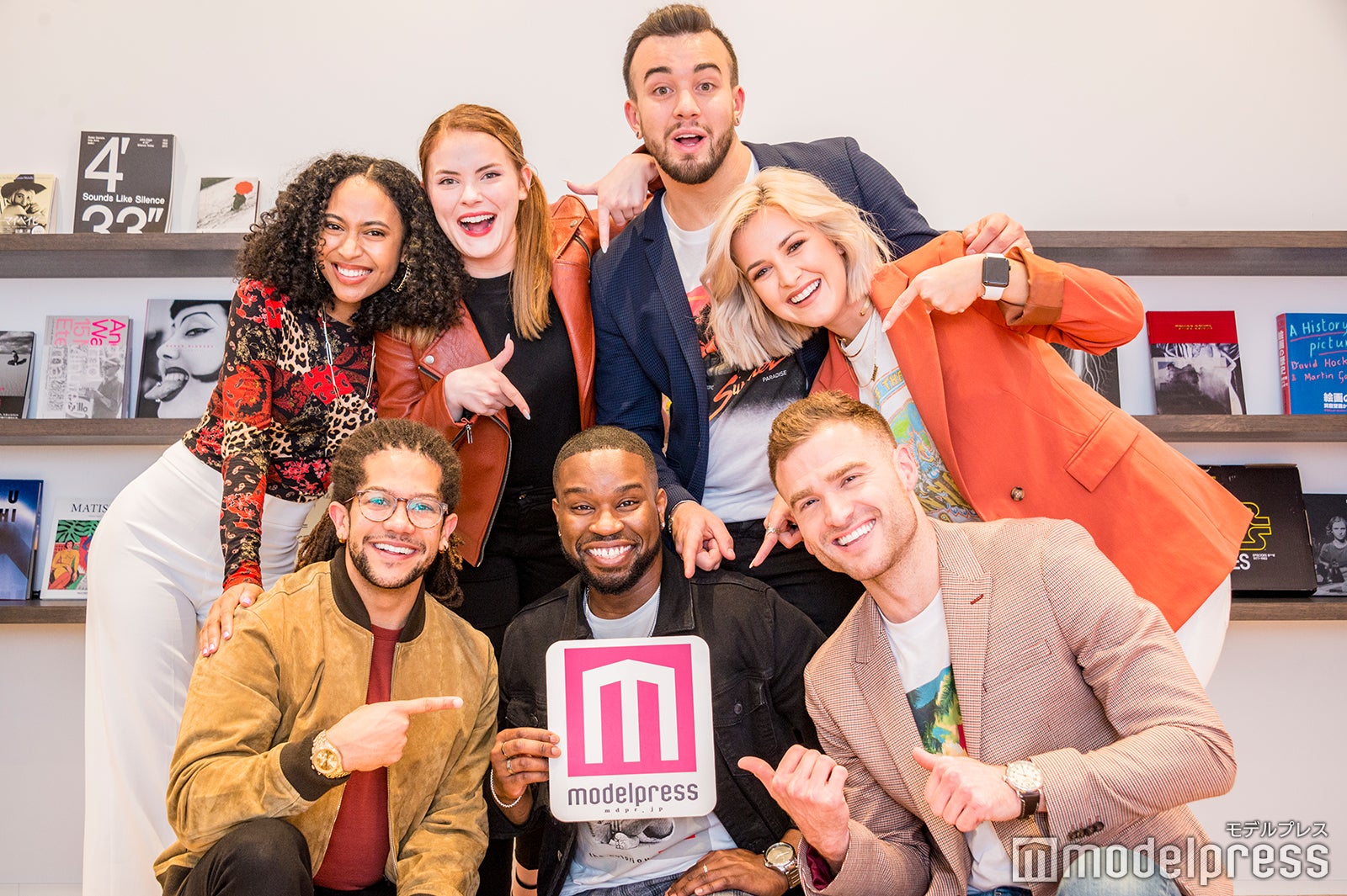 （左上段から時計回りに）ソジャーナ・ブラウン、モーガン・キーン、ジョー・サントーニ、カレン・ケリー、RJ・ウェスナー、オーランド・ディクソン、アントニオ・フェルナンデス（C）モデルプレス