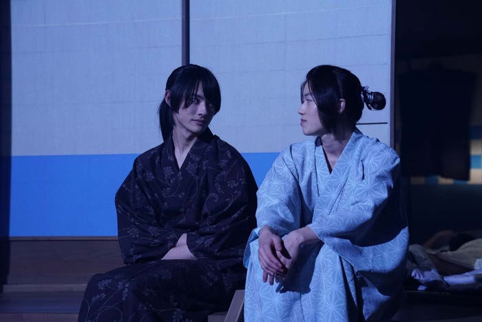前田拳太郎、奥智哉「君とゆきて咲く~新選組青春録~」第2話より(C)テレビ朝日