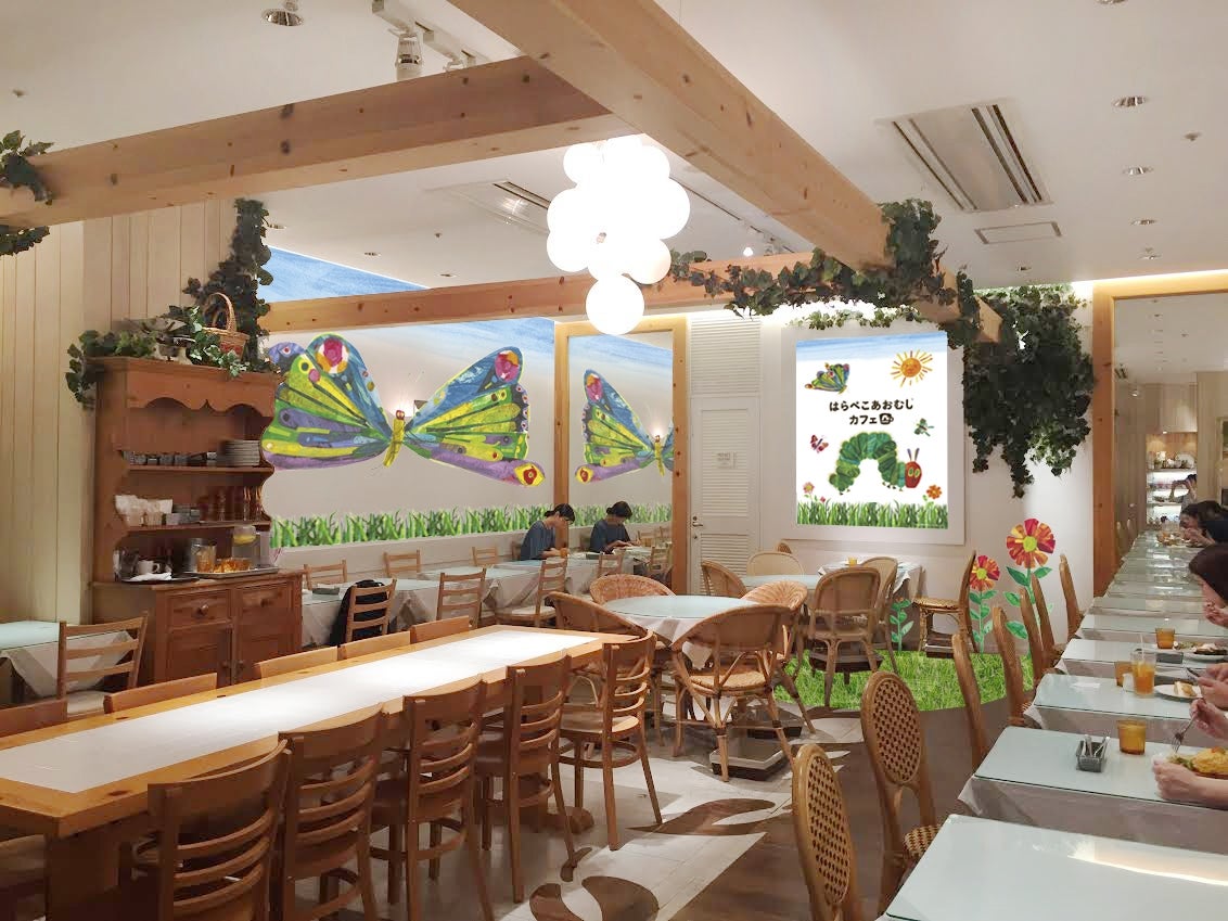 人気絵本「はらぺこあおむし」のカフェオープン日決定　店内デザインにも注目