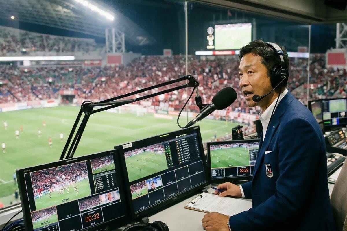 サッカー・スポーツ実況(解説者)のイメージ