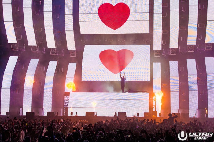 Alesso「ULTRA JAPAN 2017」初日より/(提供写真)