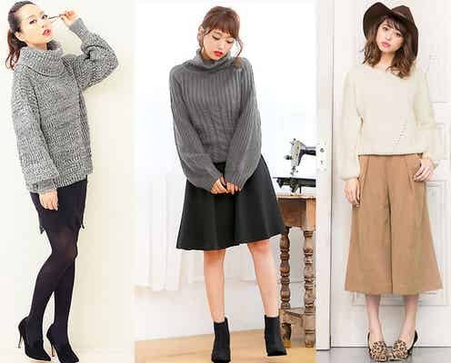 今季注目「バルーン袖ニット」でふんわり愛されシルエットに!
