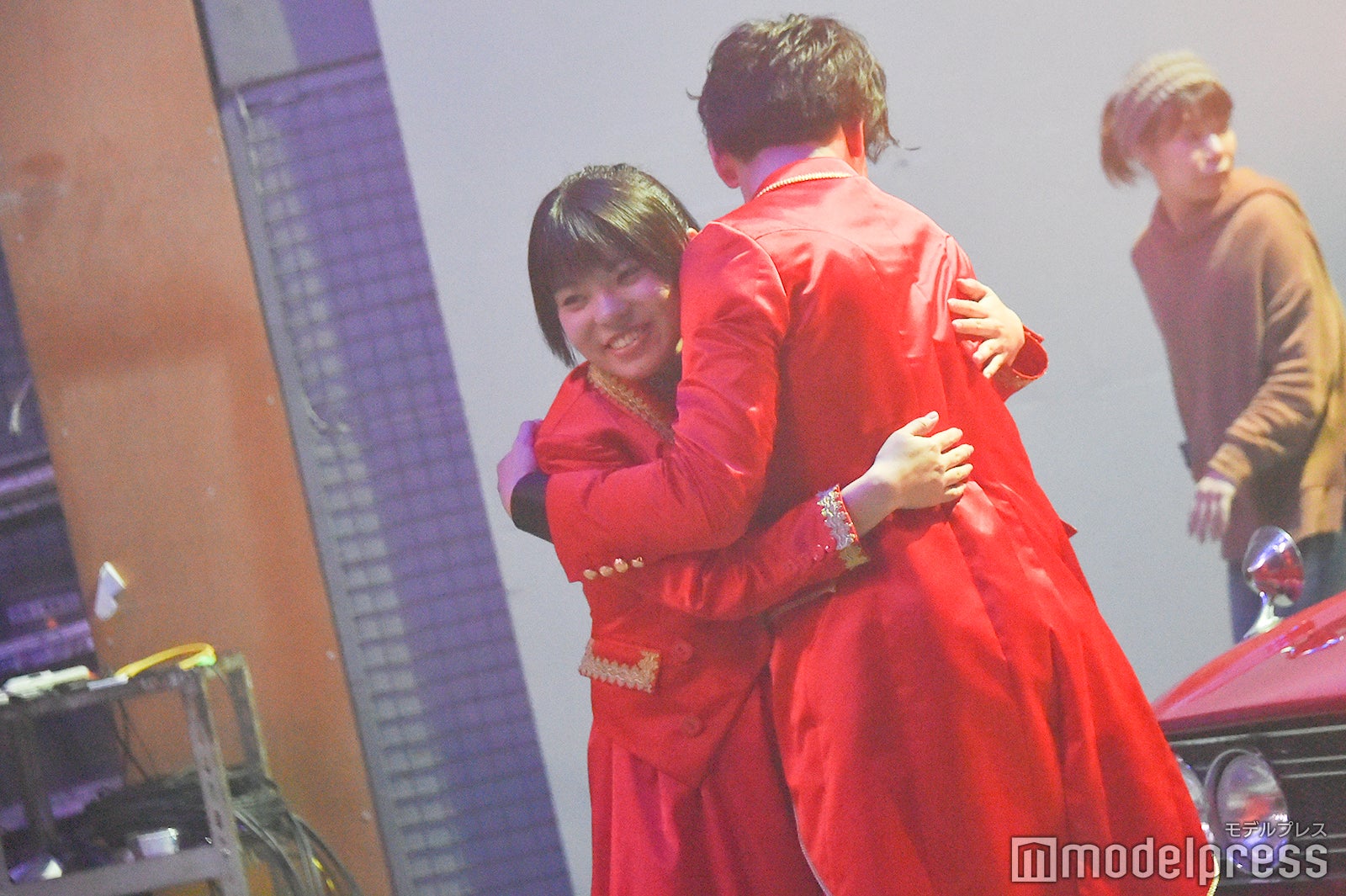 藤井菜央、榊原徹士／吉本坂46RED「君の唇を離さない」MV撮影風景（C）モデルプレス