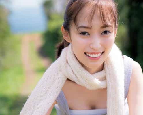 山口真帆、美バストチラリ 「スピリッツ」初表紙
