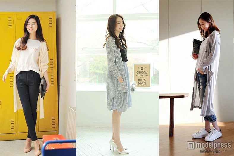 羽織るだけでサマになるロングカーディガン3選