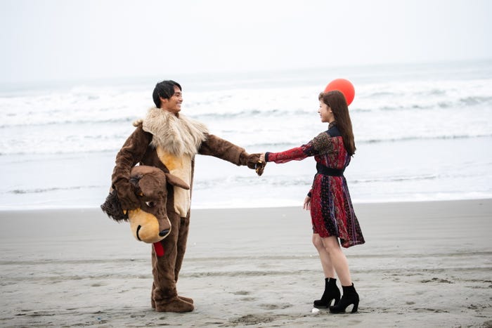 平原颯馬、染野有来(C)AbemaTV, Inc.