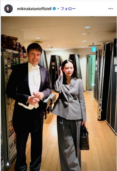 中谷美紀Instagramより