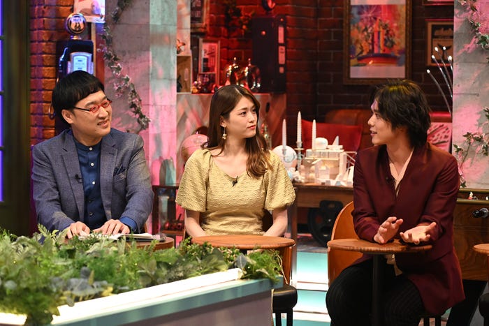 山里亮太、松村沙友理、細田佳央太(C)テレビ朝日