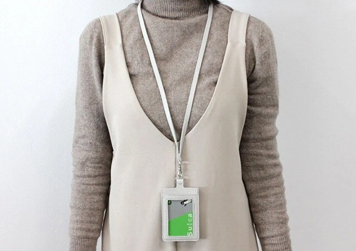 ダイソー　レザー調パスケース（ベーシック）　使用例