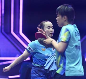 伊藤美誠が1回戦敗退 中国・王芸迪に第1G奪うも逆転負け