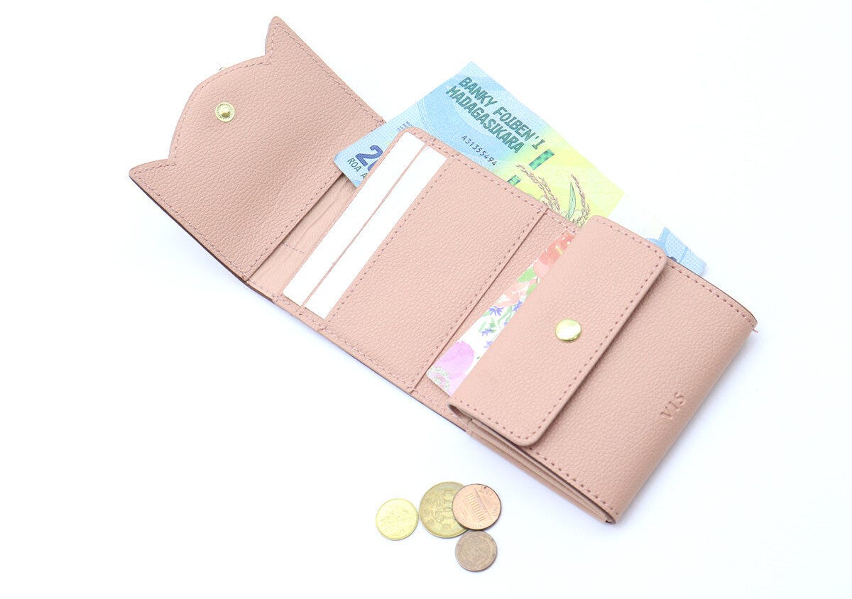 宝島社 ムック付録 VIS フラワーカット財布ミニ 宝島社ムック付録のVISのフラワーカット財布ミニ