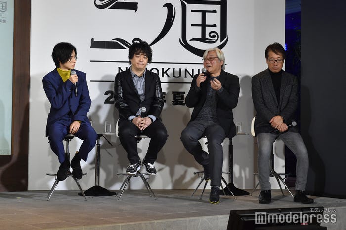 山崎賢人、日野晃博、百瀬義行、小岩井宏悦 (C)モデルプレス