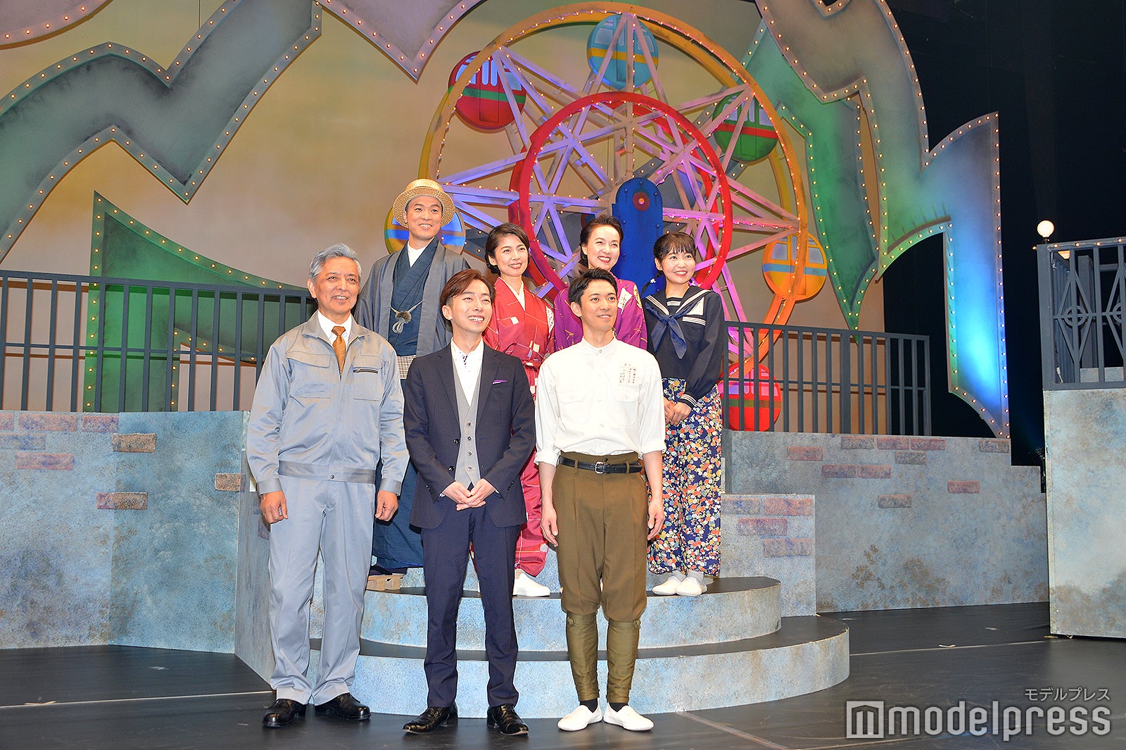 （前列左から）榎木孝明、河合郁人、辰巳雄大（後列左から）渋谷天笑、純名里沙、いしのようこ、惣田紗莉渚（C）モデルプレス