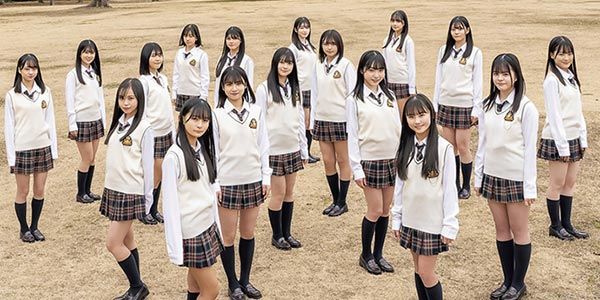 NMB48 9期生 写真 NMB48・9期生、17人集結 大阪城で雑誌媒体初撮り下ろし＜独占