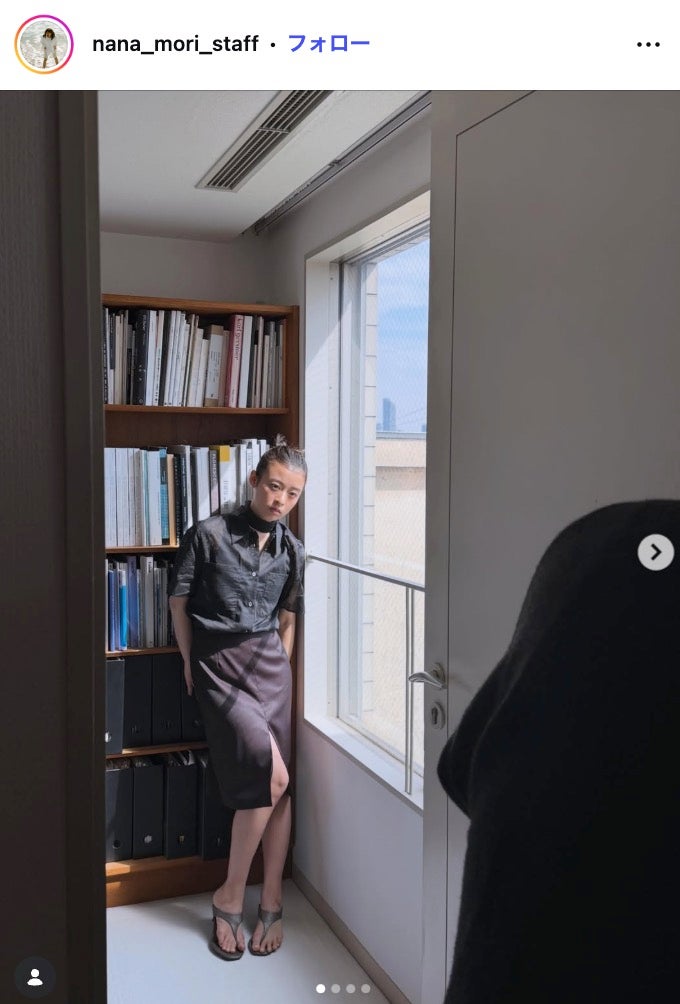 森七菜スタッフInstagramより