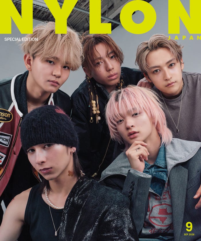 「NYLON JAPAN」2026年9月号 SPECIAL EDITION(カエルム/7月28日発売)表紙:STARGLOW(C)NYLON JAPAN