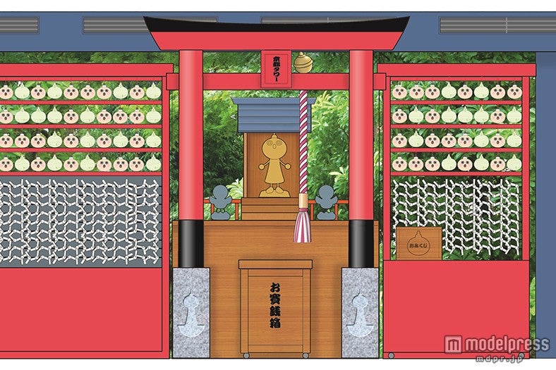 京都タワーマスコットキャラクターがモチーフの「たわわちゃん神社」イメージ
