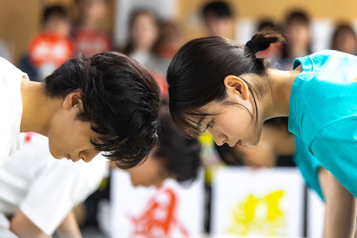 齋藤潤、當真あみ「ちはやふる−めぐり−」最終話(C)日本テレビ