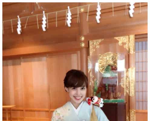 川崎希&アレクサンダー、愛息子のお宮参りを報告