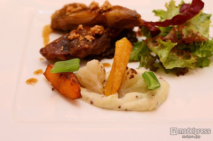 付け合せのグリル野菜