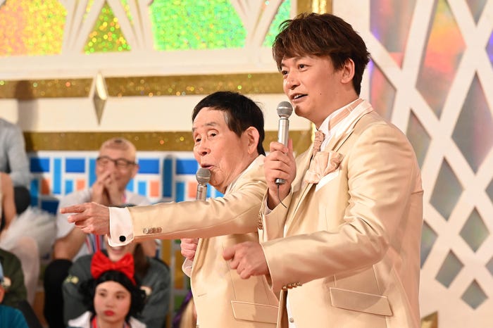 萩本欽一、香取慎吾(C)日本テレビ