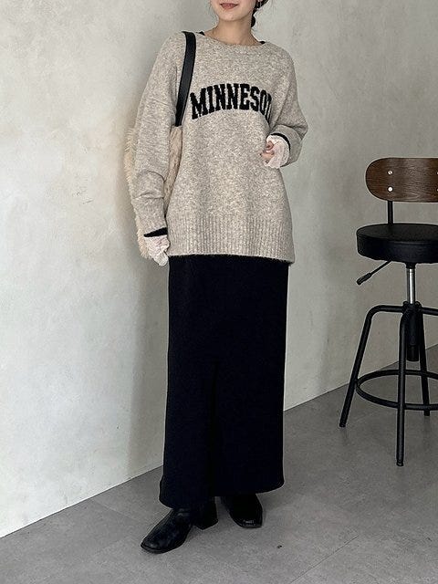 黒ワンピースコーデ3