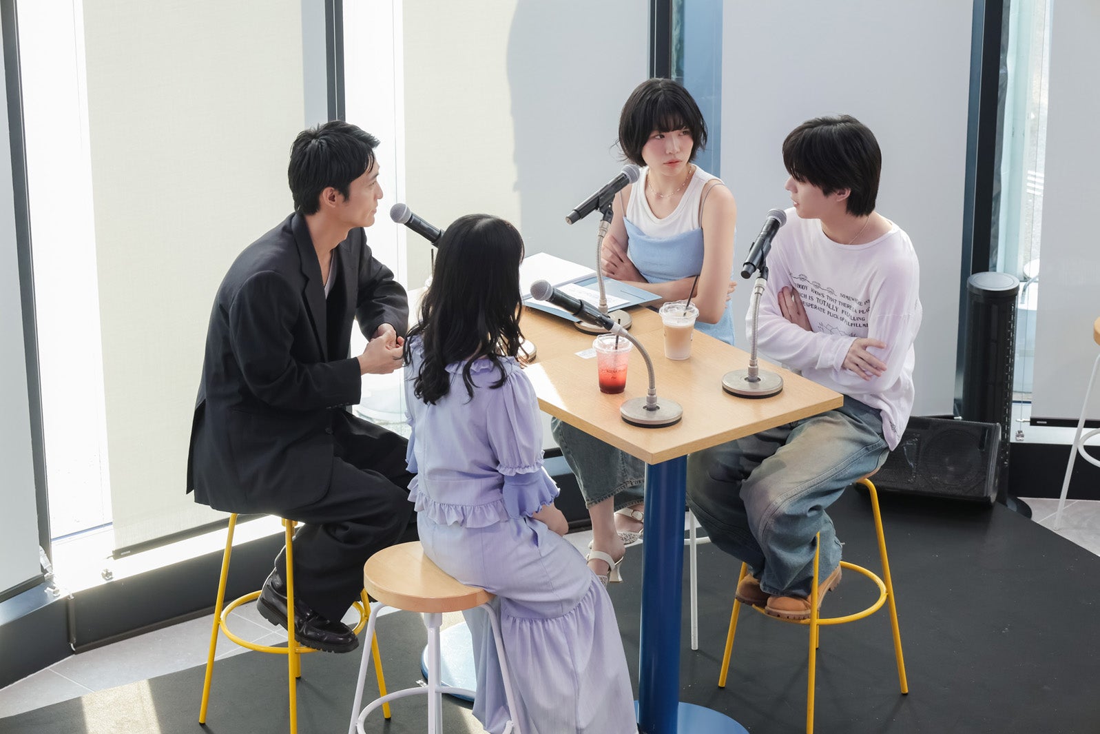Podcastの公開収録（C）ヨシモリユウナ、樋口隆宏、石井亜希、岩本弘基