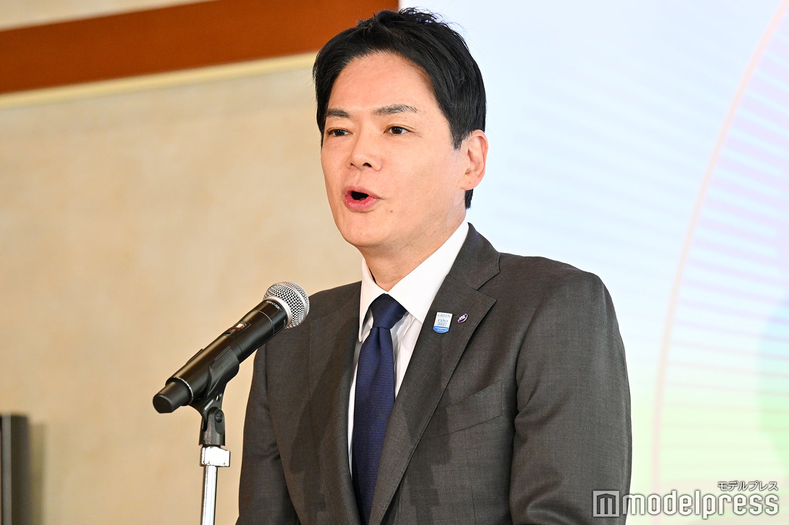 ⼭中⽵春市長（C）モデルプレス