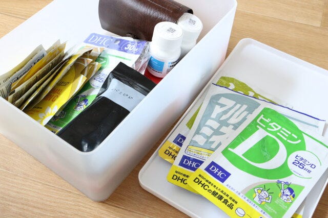 フタ付収納ボックス（25.5cm×17cm×11cm）　収納力