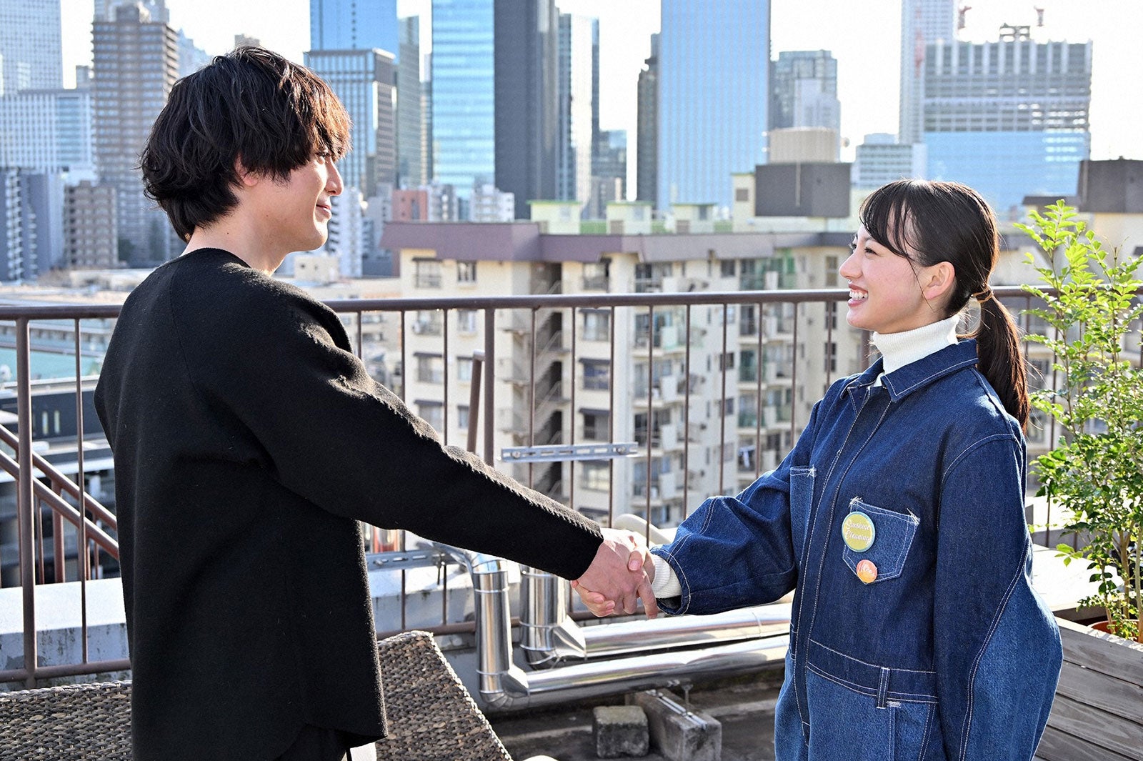 間宮祥太朗、清原果耶／「ファイトソング」第5話より（C）TBS